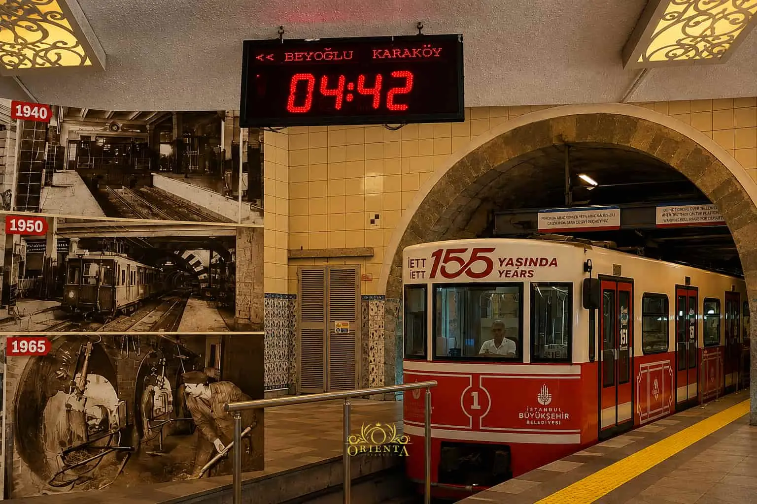 İstanbul'un İlk Metrosu: Tünel