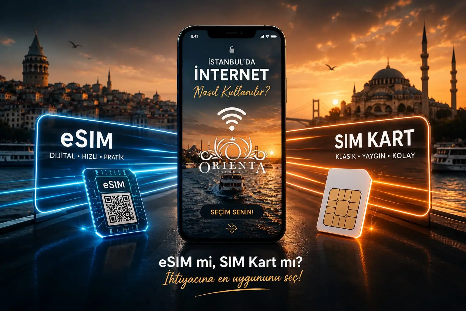 İstanbul'da İnternet Nasıl Kullanılır? eSIM mi SIM Kart mı?